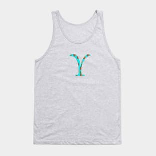 Upsilon Pineapple Letter Tank Top